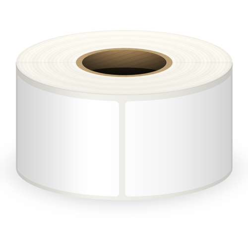 60mm x 60mm Direct Thermal Labels 76mm Core  (Bulk 20 Rolls of 1,100)
