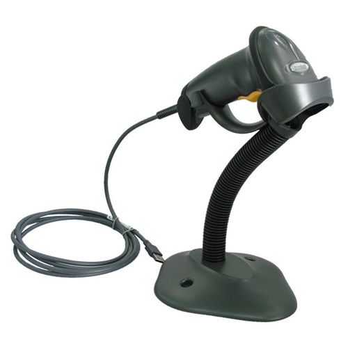 Square Compatible Zebra LS2208 1D Corded Barcode Scanner USB Cable Stand