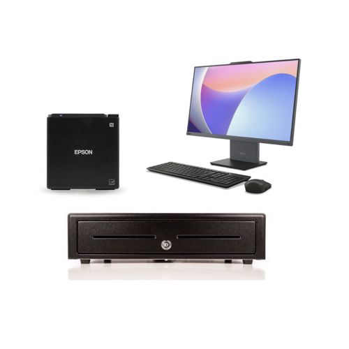 Lightspeed Retail R-Series X-Series Bundle No 5 - 24" Touch Computer, Keyboard/Mouse,  Receipt Printer, Cash Drawer