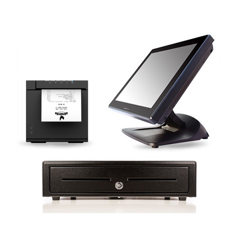 Lightspeed Retail X-Series And R-Series POS Bundle No.4 - POS Terminal Receipt Printer Cash Drawer