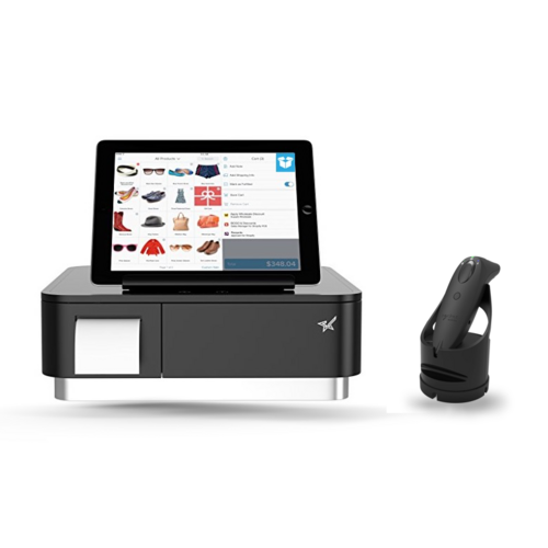 Black mPOP and Black Socket S720 2D Scanner with Dock