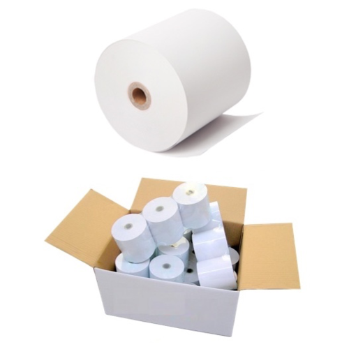 Box of 24 rolls 57x57mm 1 Ply Plain Docket Paper for Impact Receipt Printers P5757