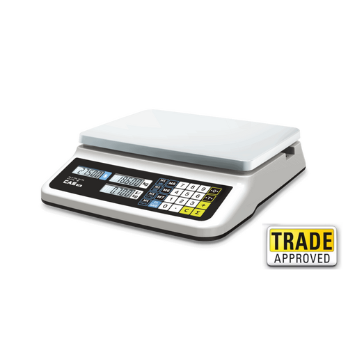CAS PR-II Price Computing Scale - Select Model 6kg, 15kg, 30kg, Optional Pole