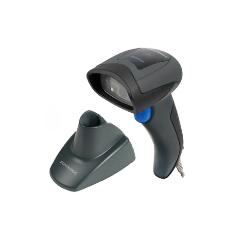 Datalogic QD2430 Corded Scanner with Autosense Stand (2D, USB) QD2430-BKK1B