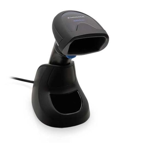 Datalogic QD2590 Corded Scanner with Autosense Stand (2D, USB) QD2590-BKK1B