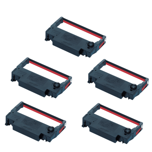 5 x Black and Red Ribbons for the Bixolon SRP275 SRP270 Impact Printers GRC-201BR