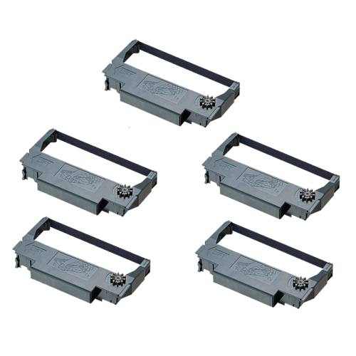 6 x Ribbon Cartridge ERC30 34 38 Black Indelible (Dry Cleaning) SRP275 SRP270 TM-U220 Impact Printers