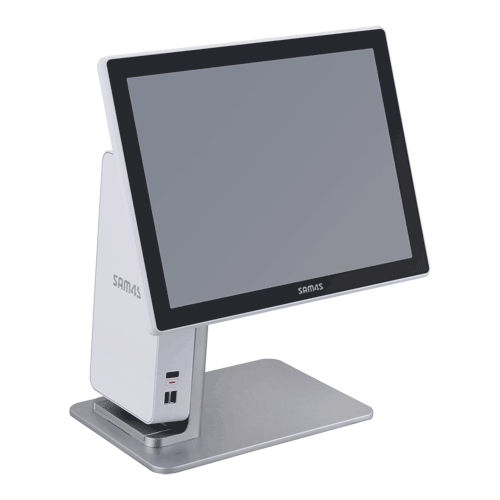 White Sam4s Forza-155 i5 15 inch Touch Screen POS Terminal with Windows 10 IOT SPTF155WS-40128SD