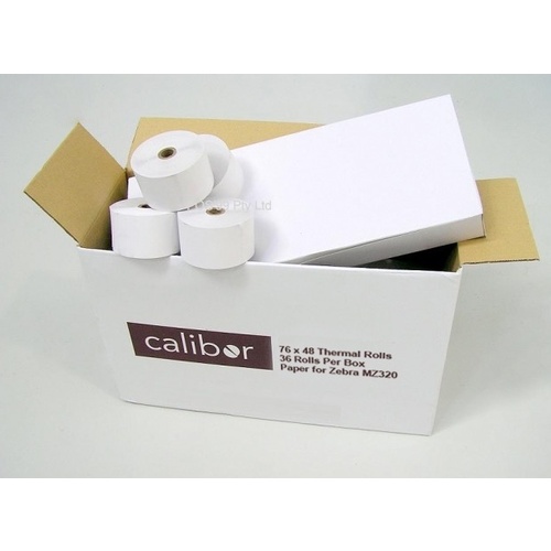 76mm x 48mm Thermal Receipt Paper Rolls - 36 Rolls