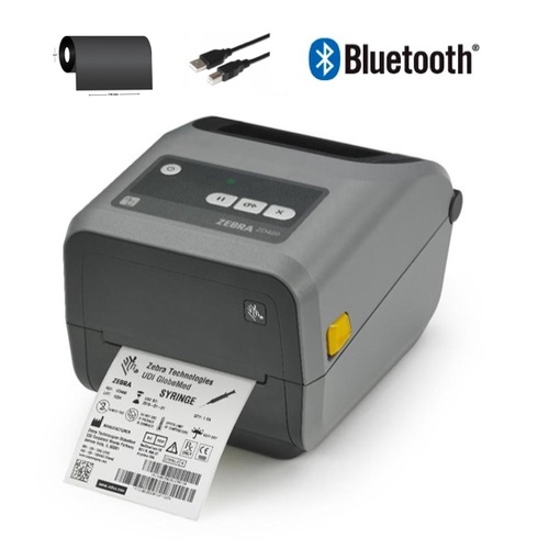 Zebra ZD420T Thermal Transfer 4 inch Traditional Ribbon Label Printer (USB) ZD42042-T0P000EZ