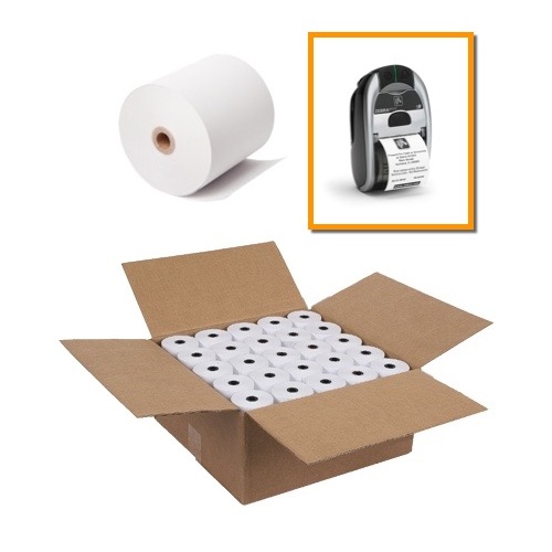 79mm x 40mm x 12mm Thermal Receipt Paper ZQ320 ZQ320PLUS (20 Rolls Per Box)