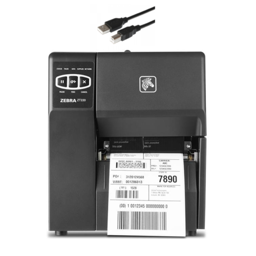 Zebra ZT220 Mid Industrial 4 inch Label Printer (USB)